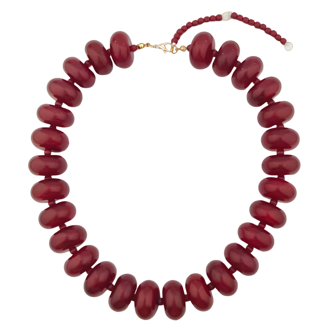 Bentley Necklace: Light Grey
