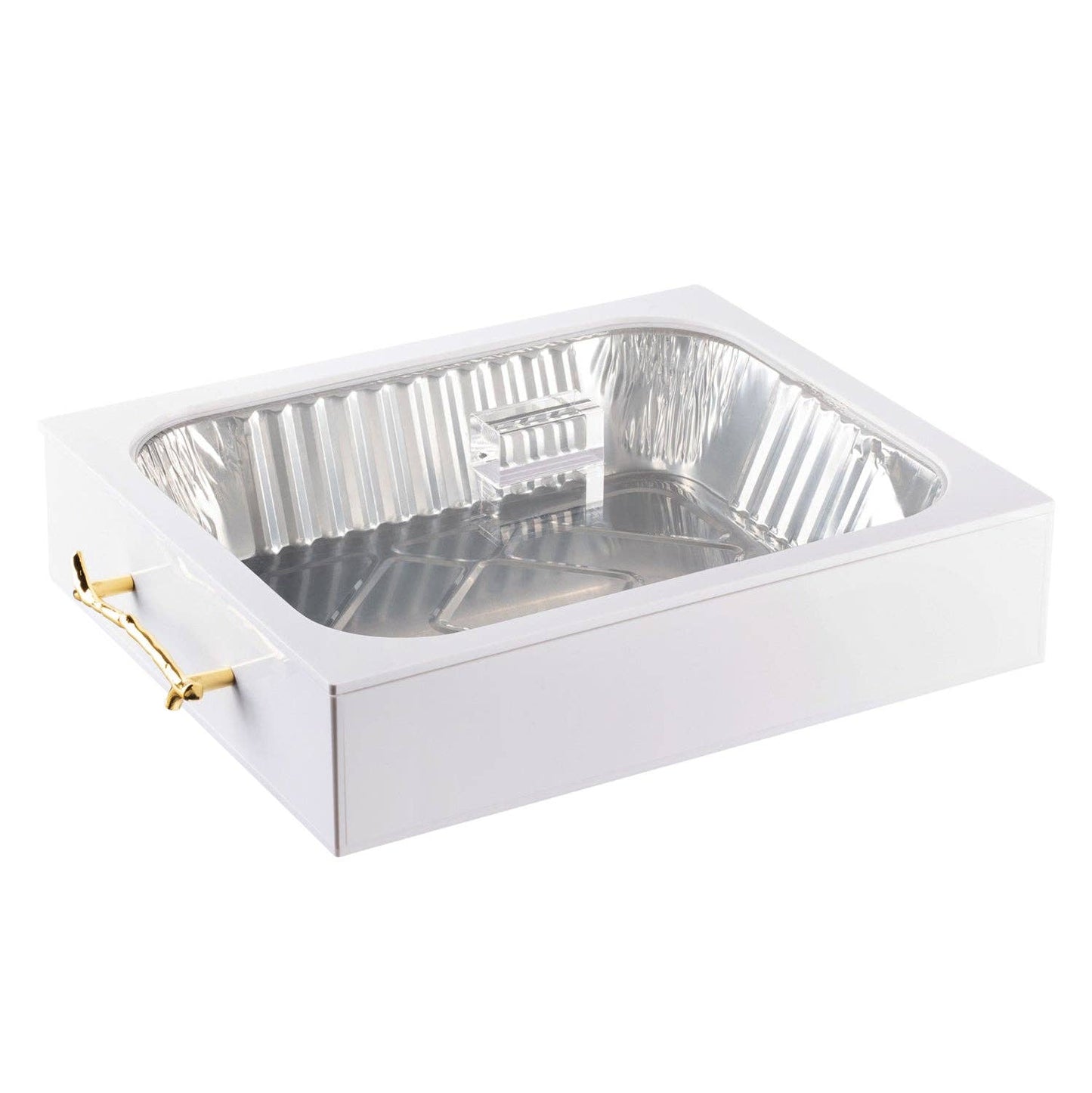 9x13 White & Gold Pan Holder
