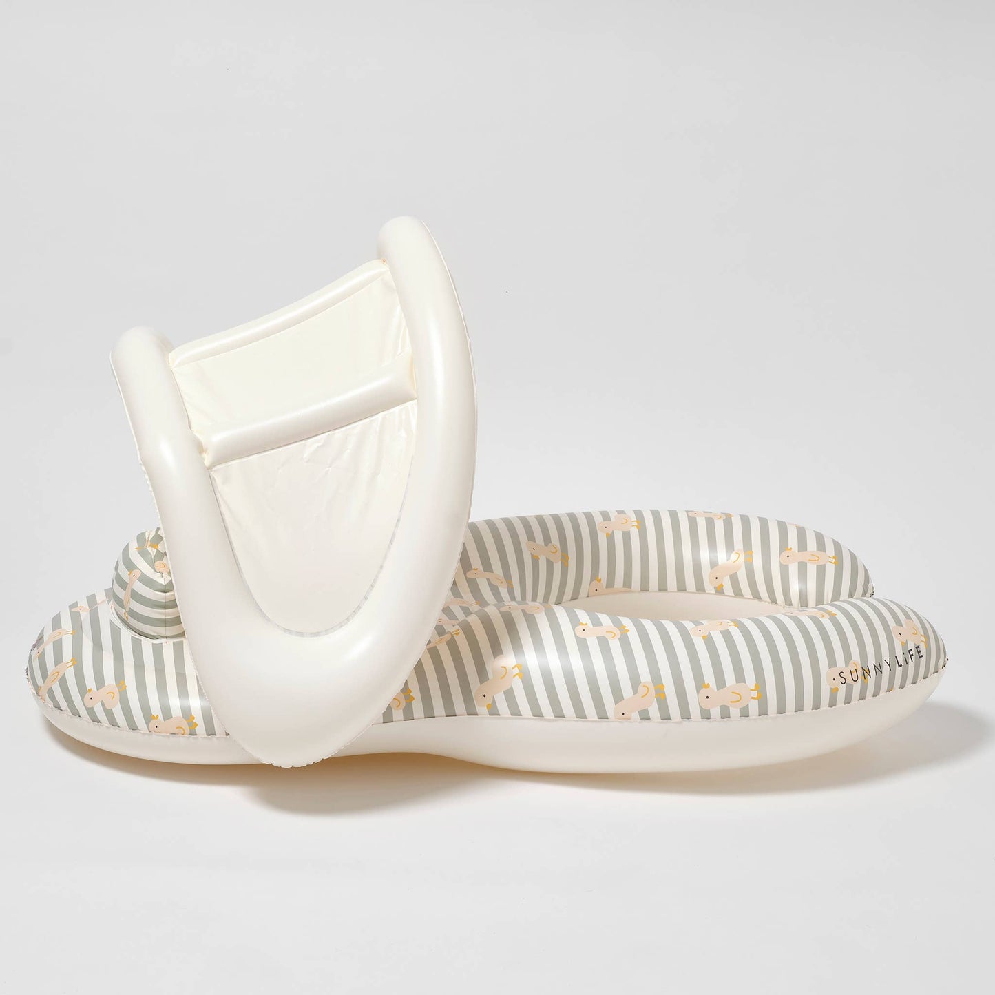 Float Together - Duck Sage Stripe
