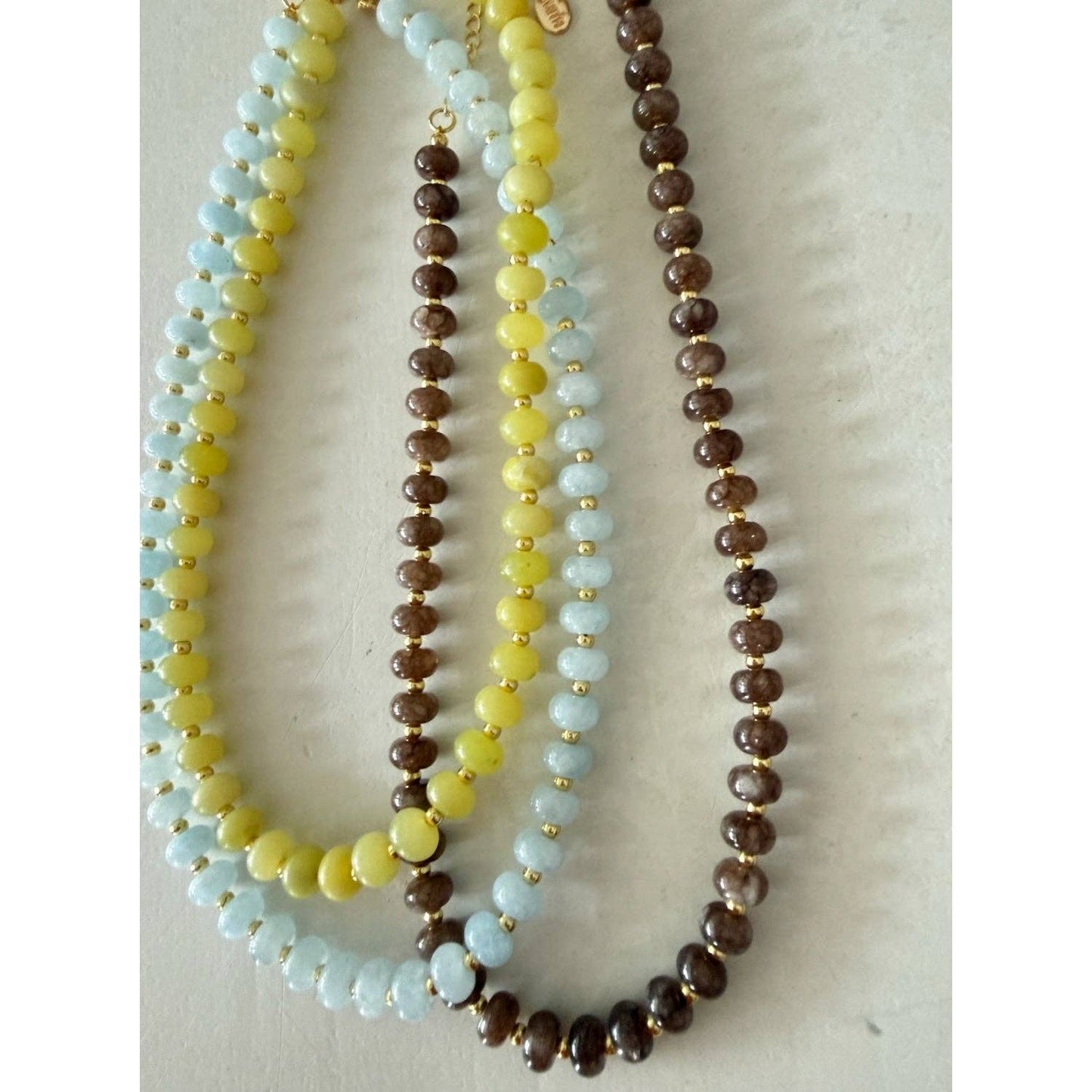 Sea Glass Necklace - Dusty Blue