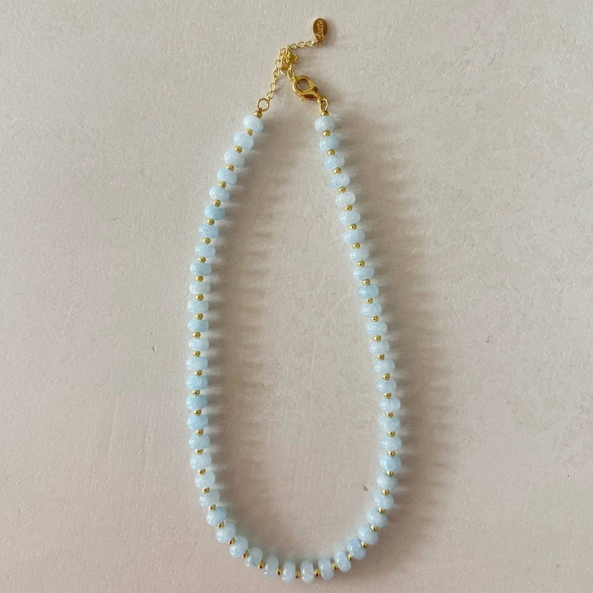 Sea Glass Necklace - Dusty Blue