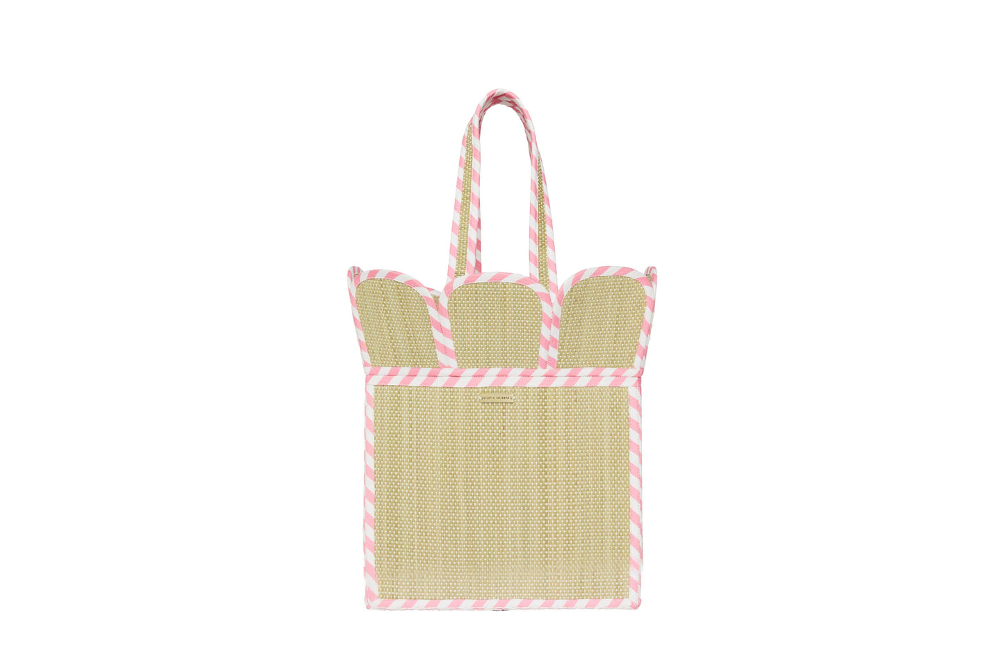 Summer Voyage Midi Scallop Tote: Summer Voyage / One Size