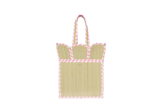 Summer Voyage Midi Scallop Tote: Summer Voyage / One Size