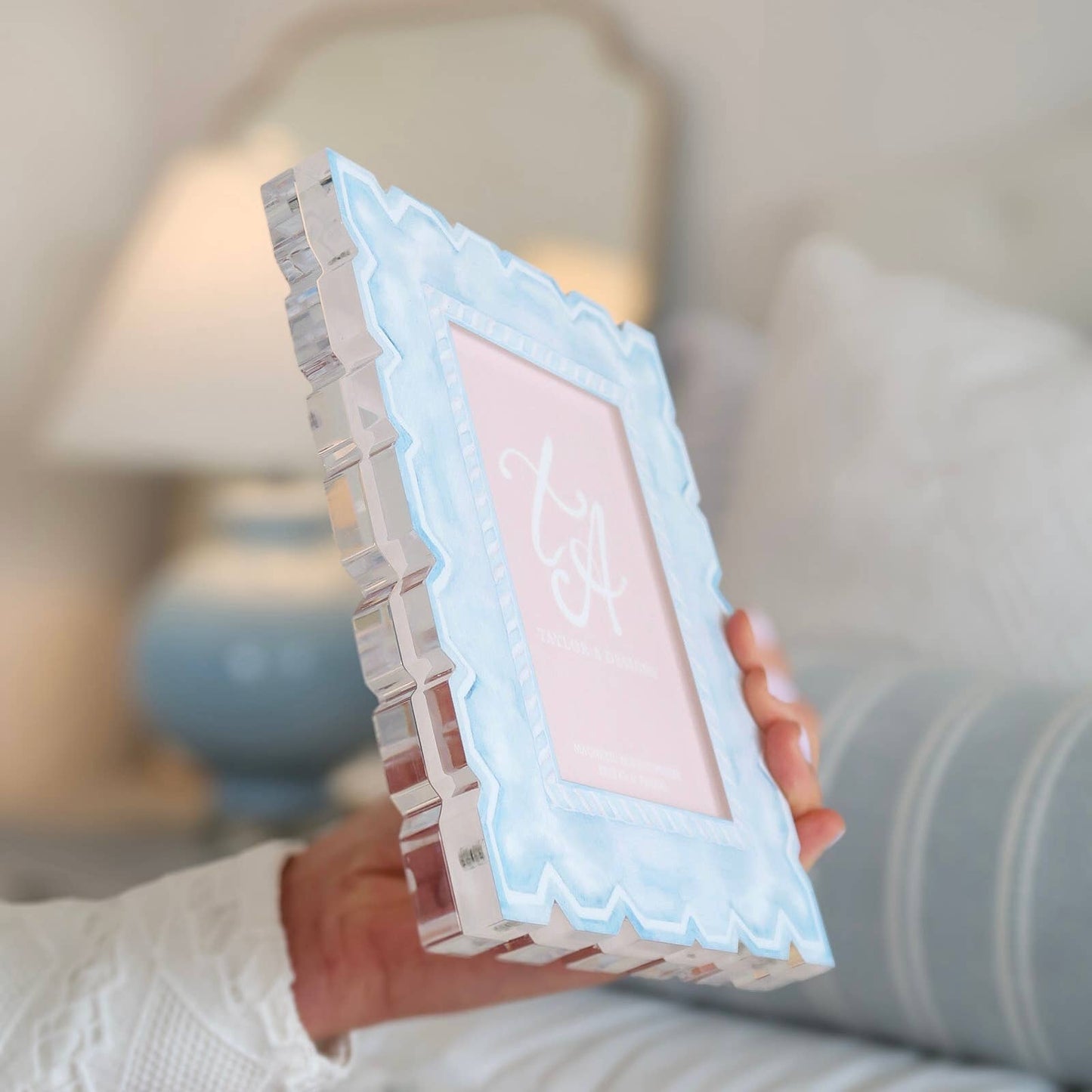 Blue Acrylic Frame