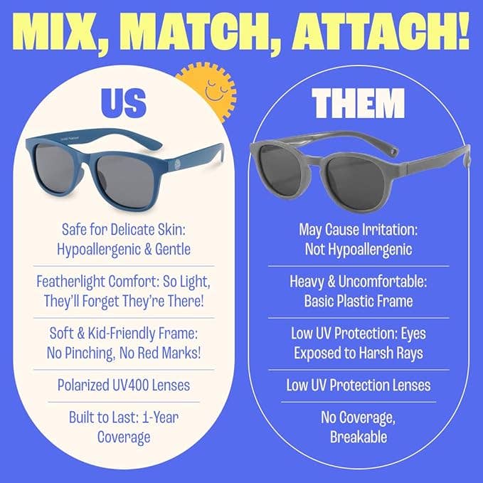 Flexible Polarized 3-8 Yrs. Navy