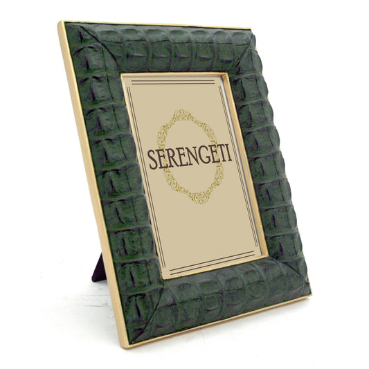 Green Crocodile Frame - 5x7