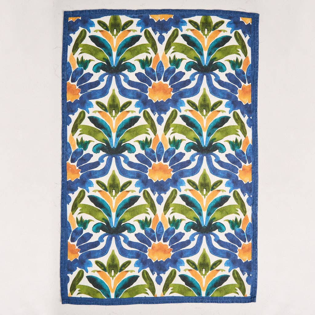 Madrid Damask - Tea Towel