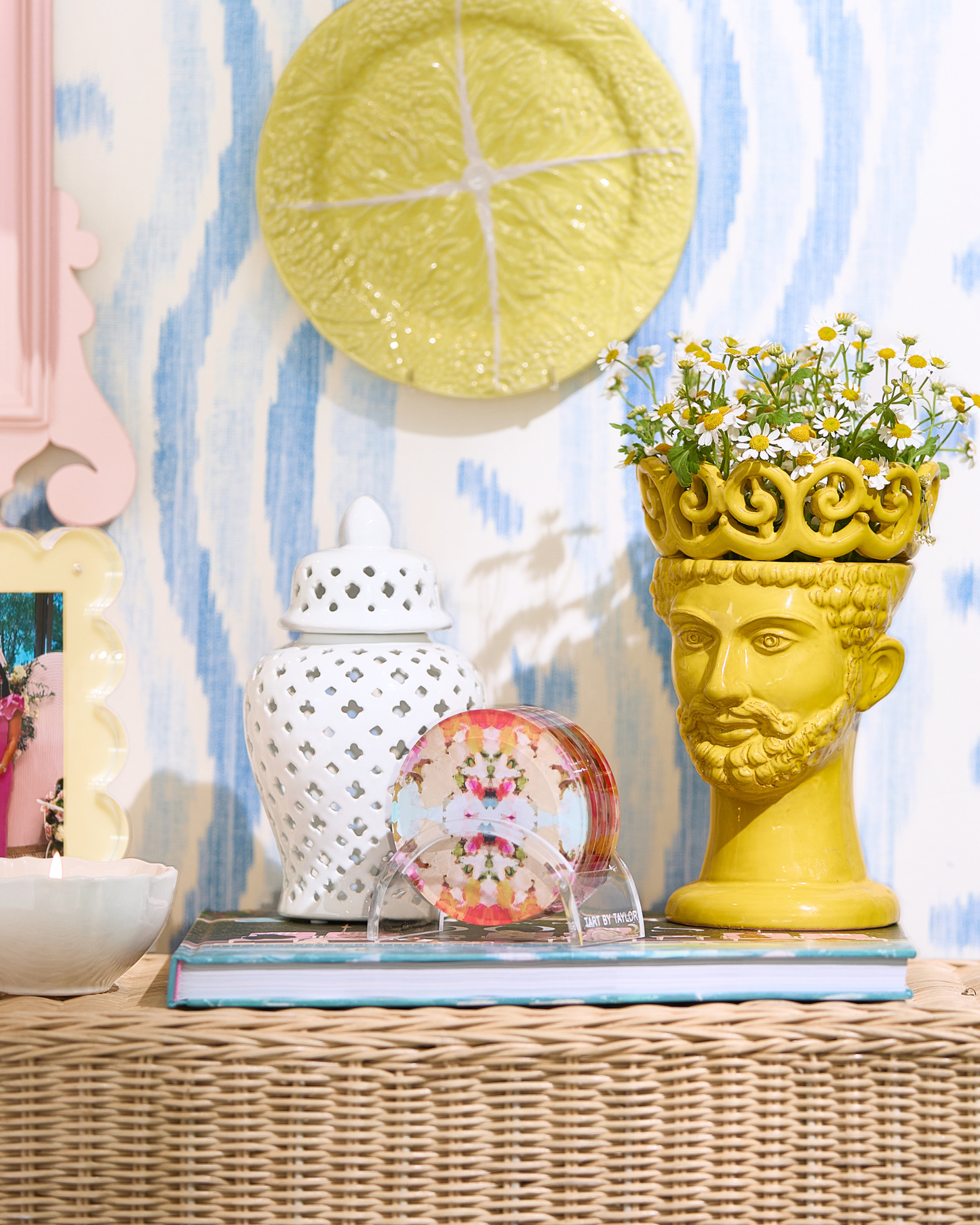 Amber Fresco Coaster | Laura Park