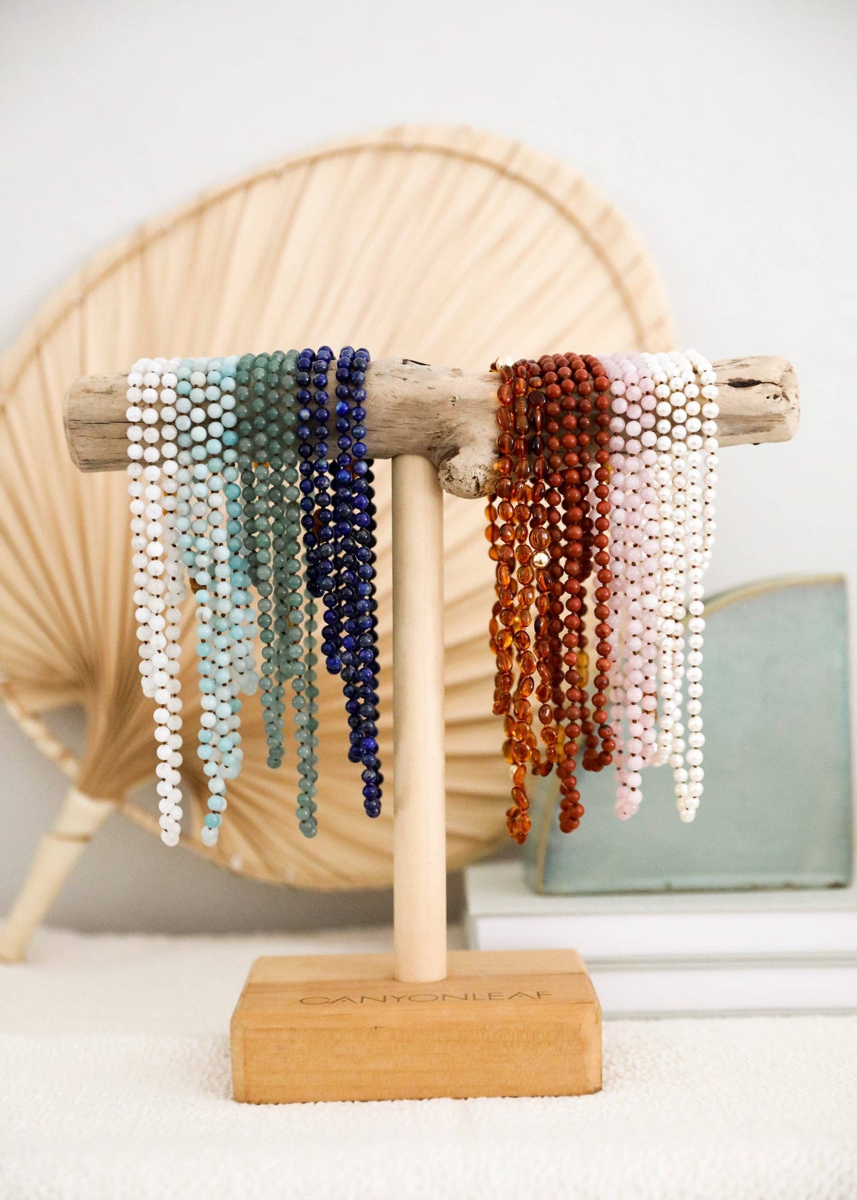 Pure Gemstone + Pearl || Anklet or Bracelet: 7"