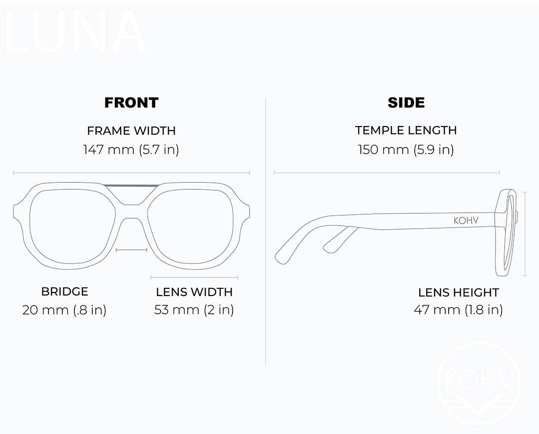 LUNA BRONZE Polarized Sunglasses