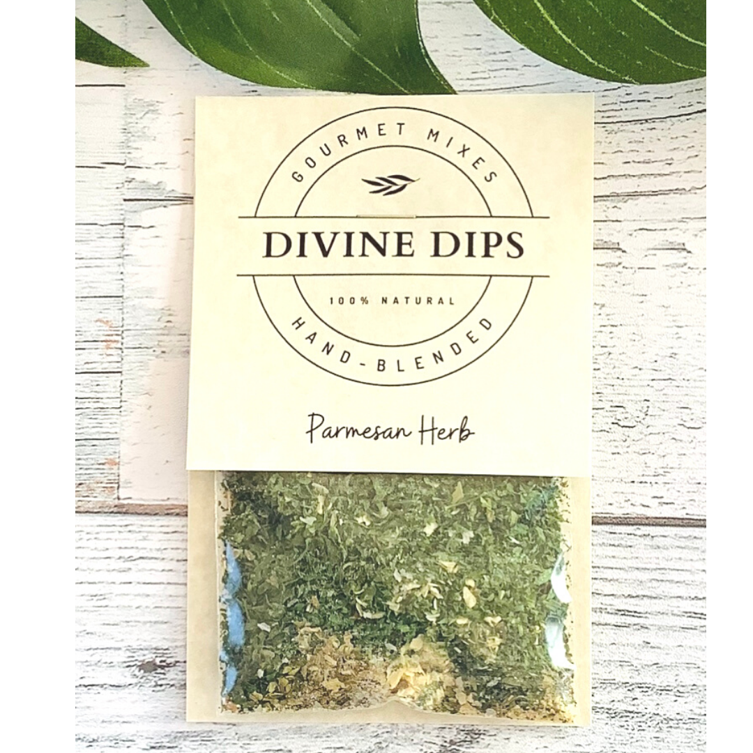 Parmesan Herb Seasoning Dip Mix & Cheese ball Spices: Private Label