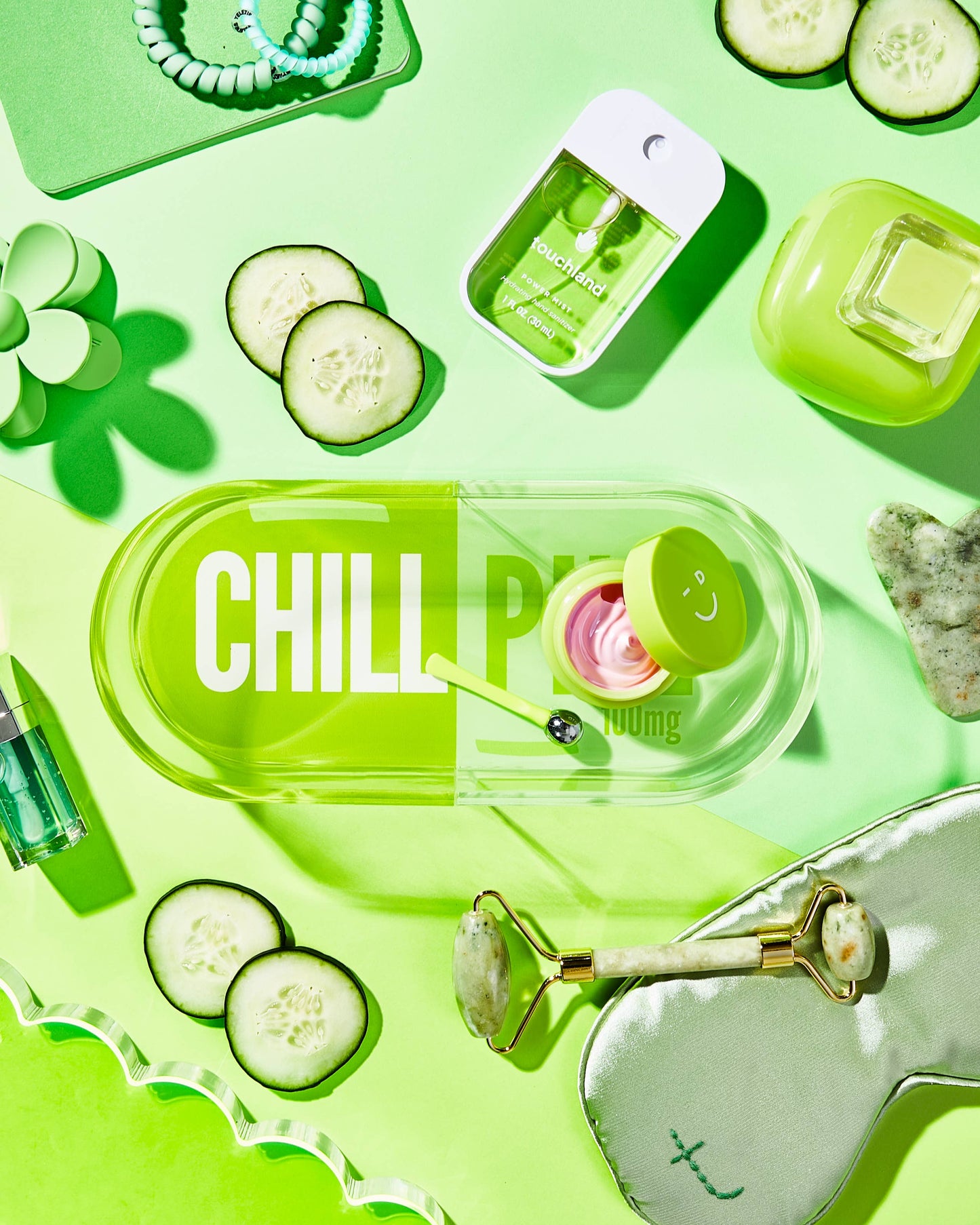 Chill Pill Green Trinket Tray