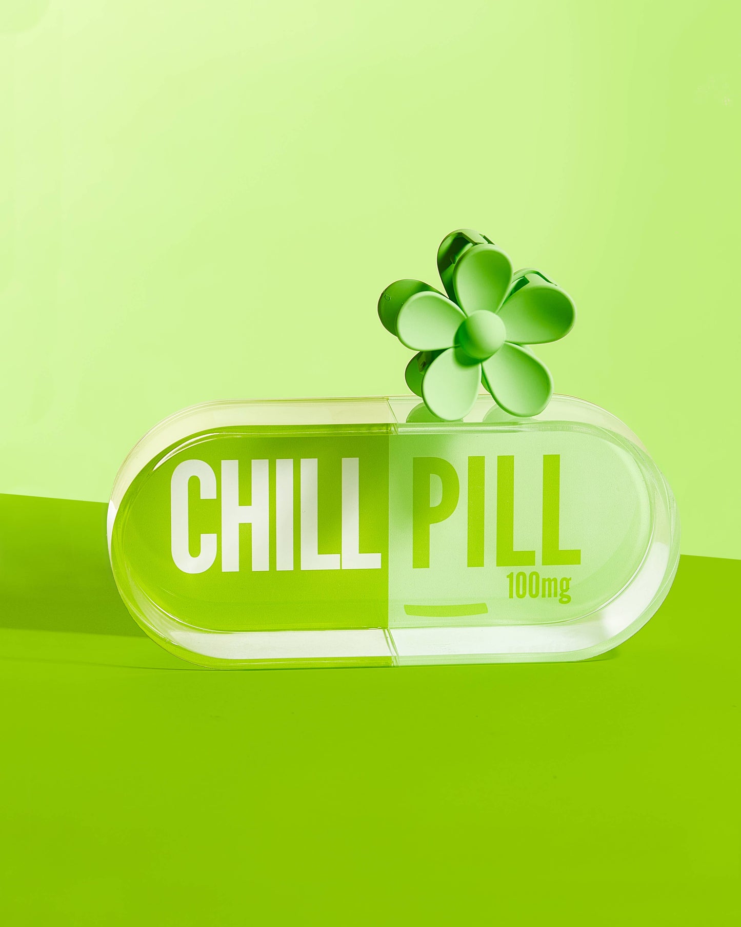 Chill Pill Green Trinket Tray