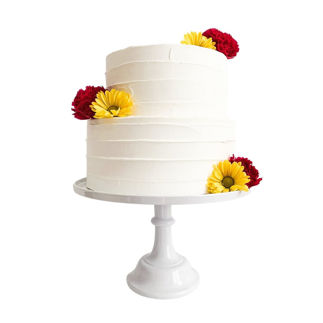 White Melamine Cake Stand