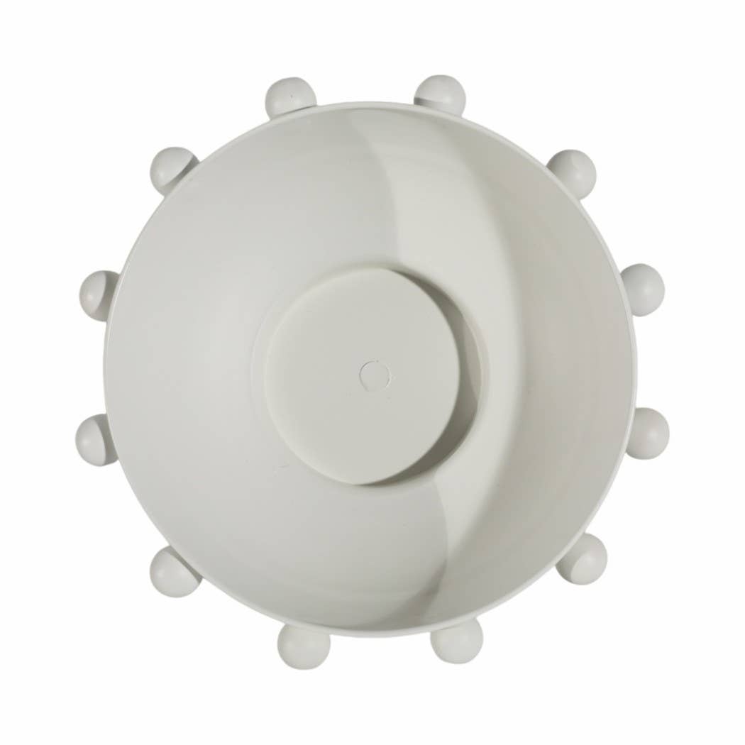 White Beaded Bowl