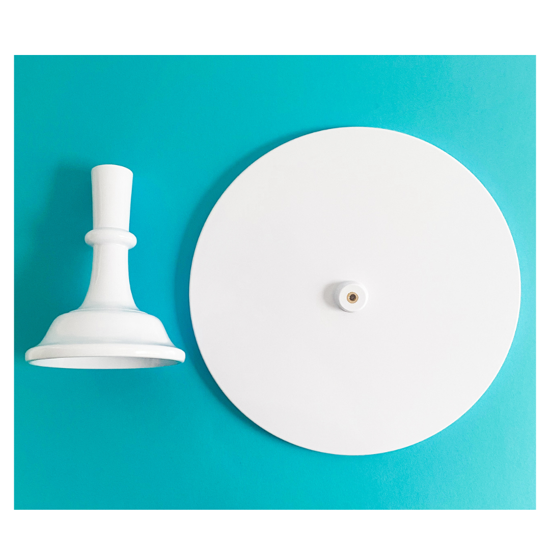 White Melamine Cake Stand