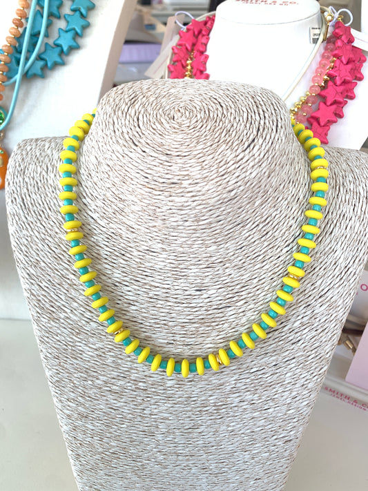 Yellow Calypso Necklace