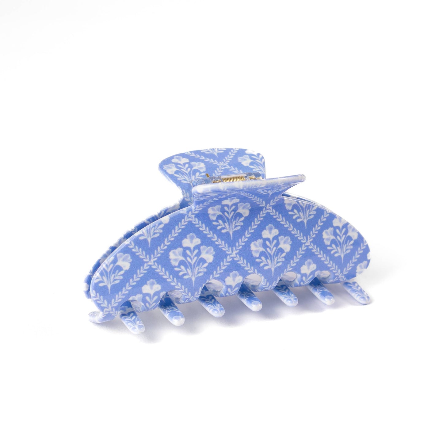 Blue Stripes Claw Clip
