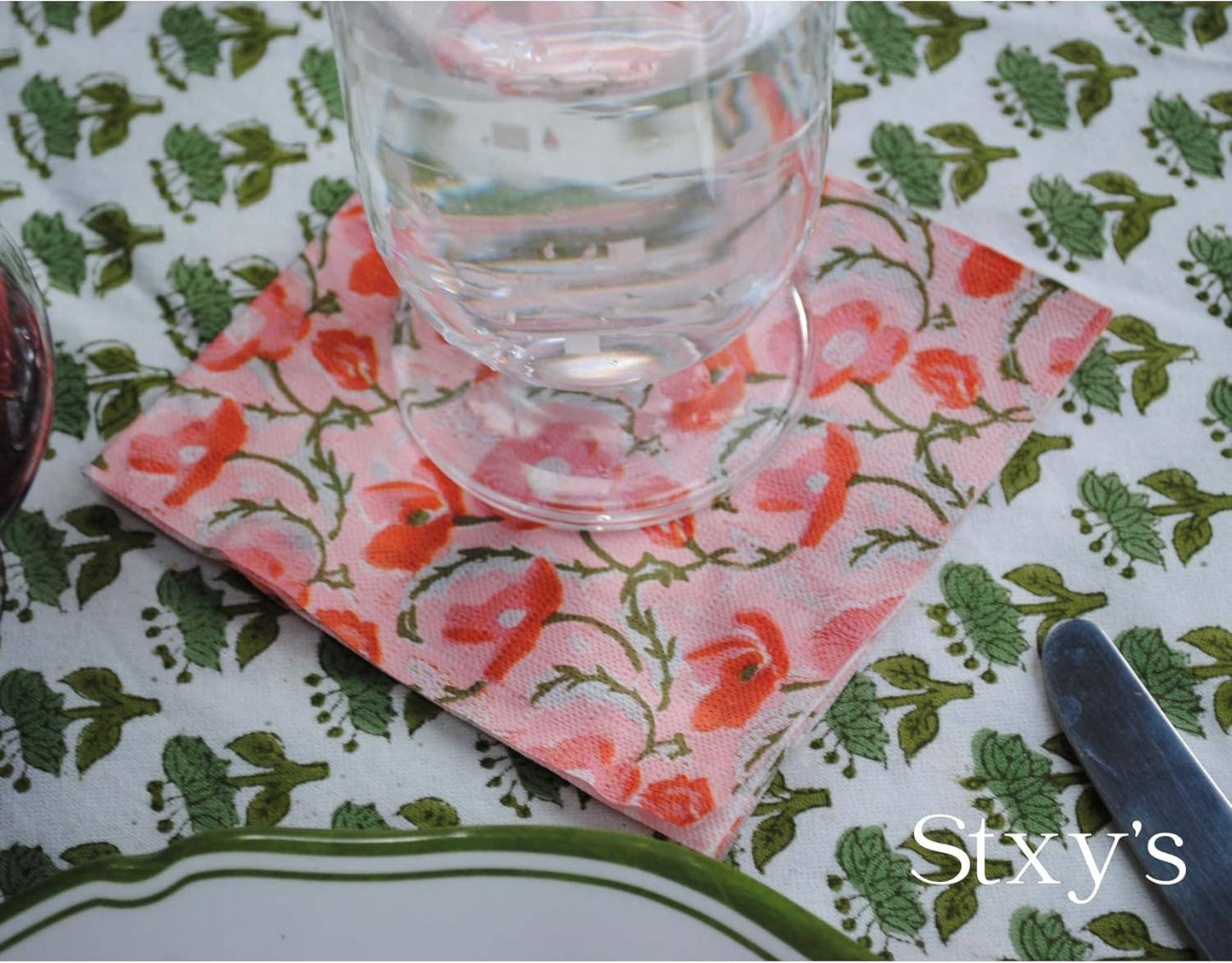 Poppy Cocktail Napkins