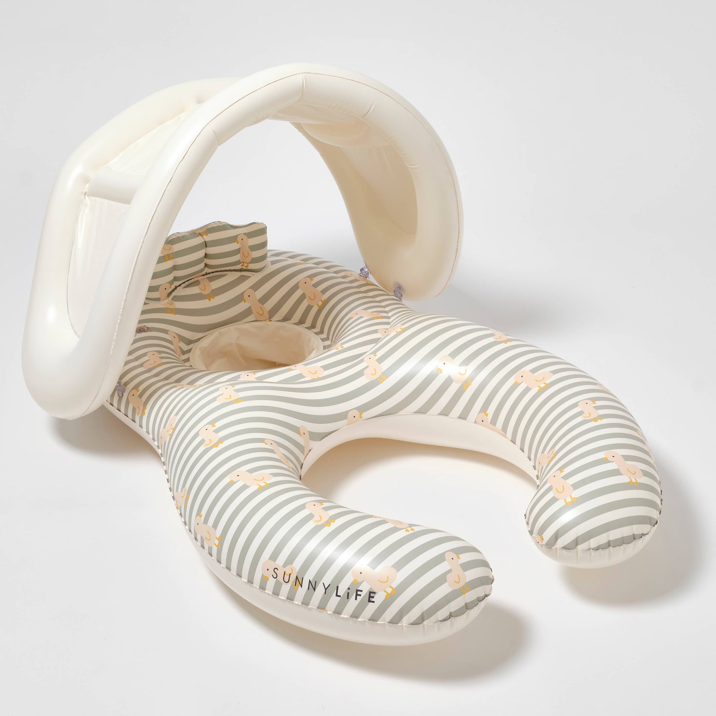 Float Together - Duck Sage Stripe
