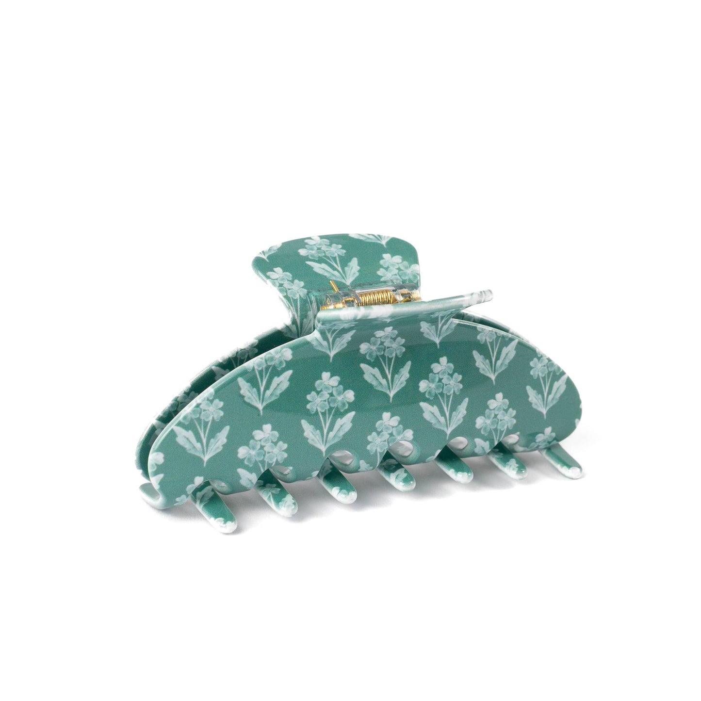 Blue Trellis Claw Clip