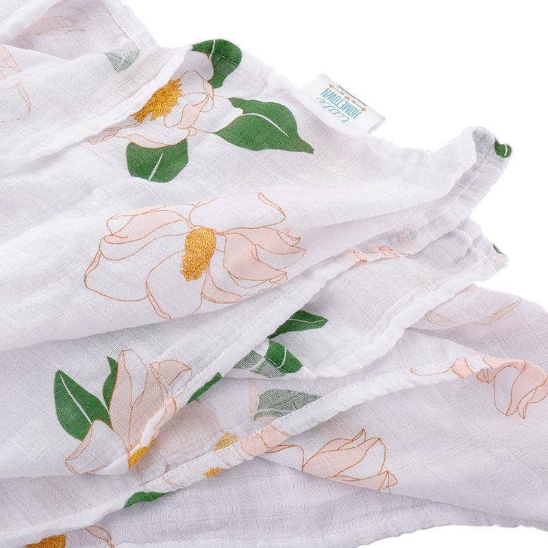 Southern Magnolia Baby Muslin Swaddle
