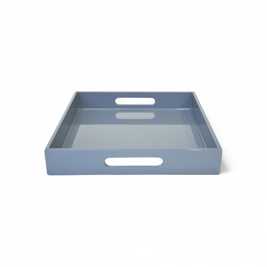 Square Serving Tray - Medium - Dove Blue