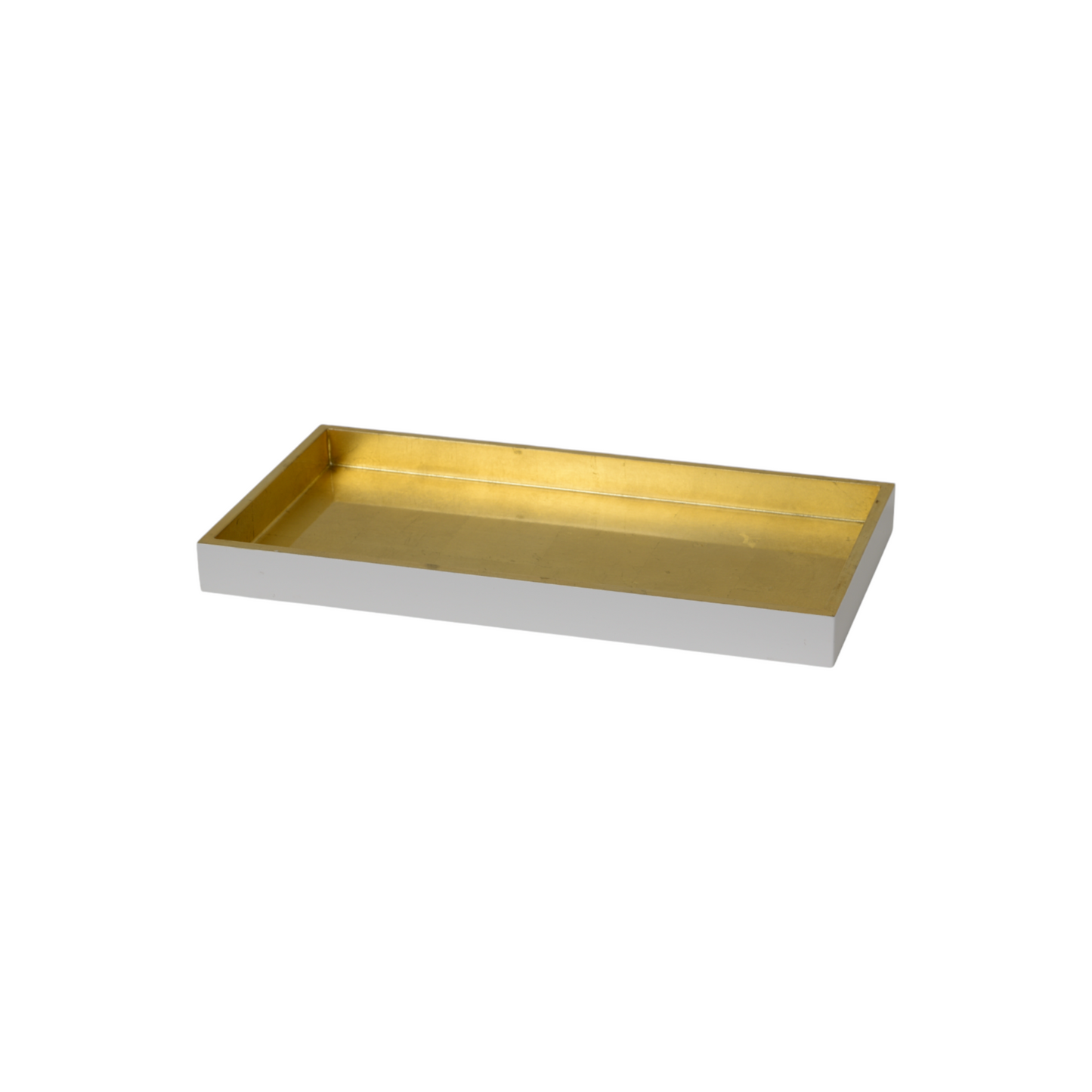 Serving Tray - Small - Gold/White