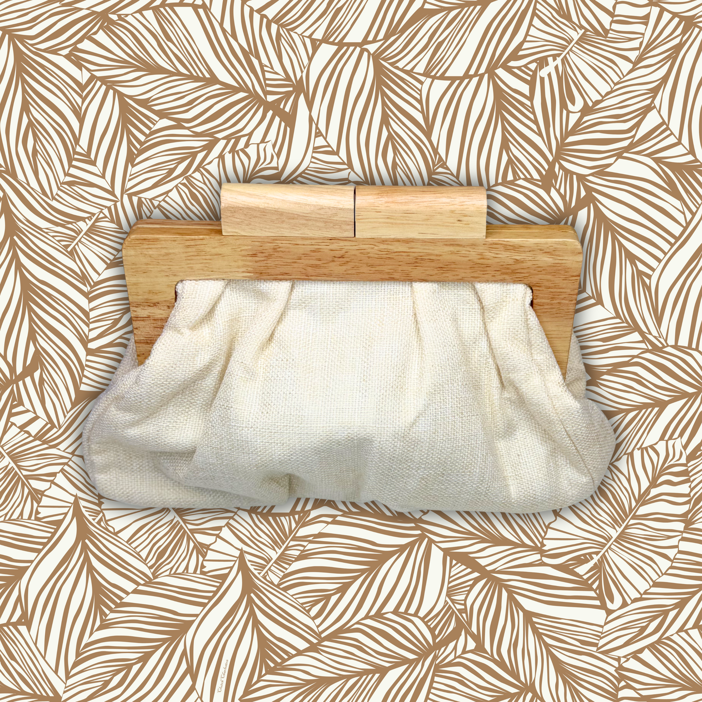 East Bay Linen Clutch
