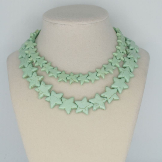 Green Sea Star Necklace - Large