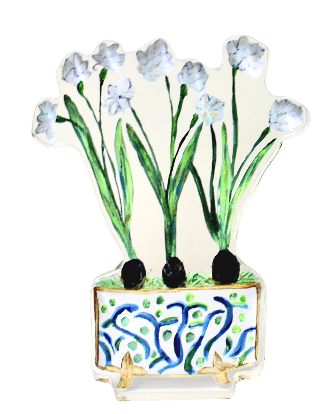 Paperwhites Acrylic Art Block
