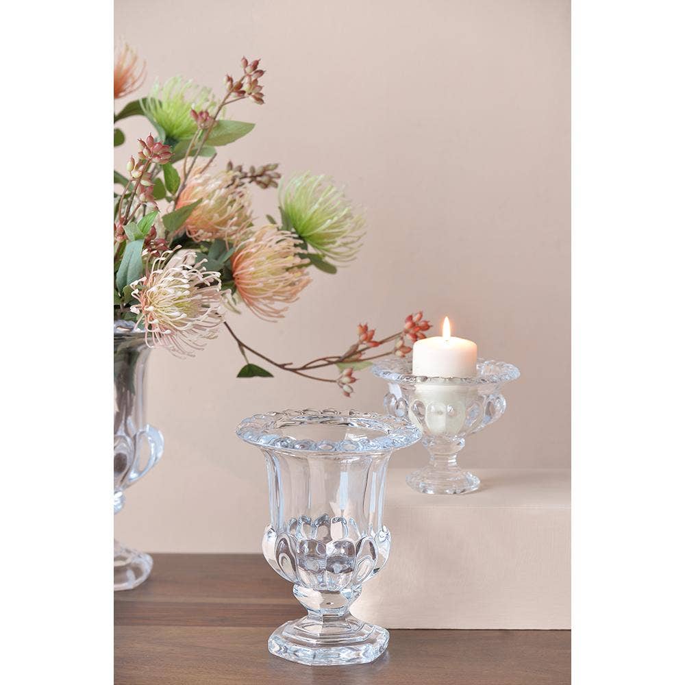 Crystal Elegance Glass Vase