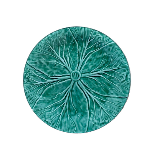 Grandmillennial China Plate Cutting Board: Cabbage