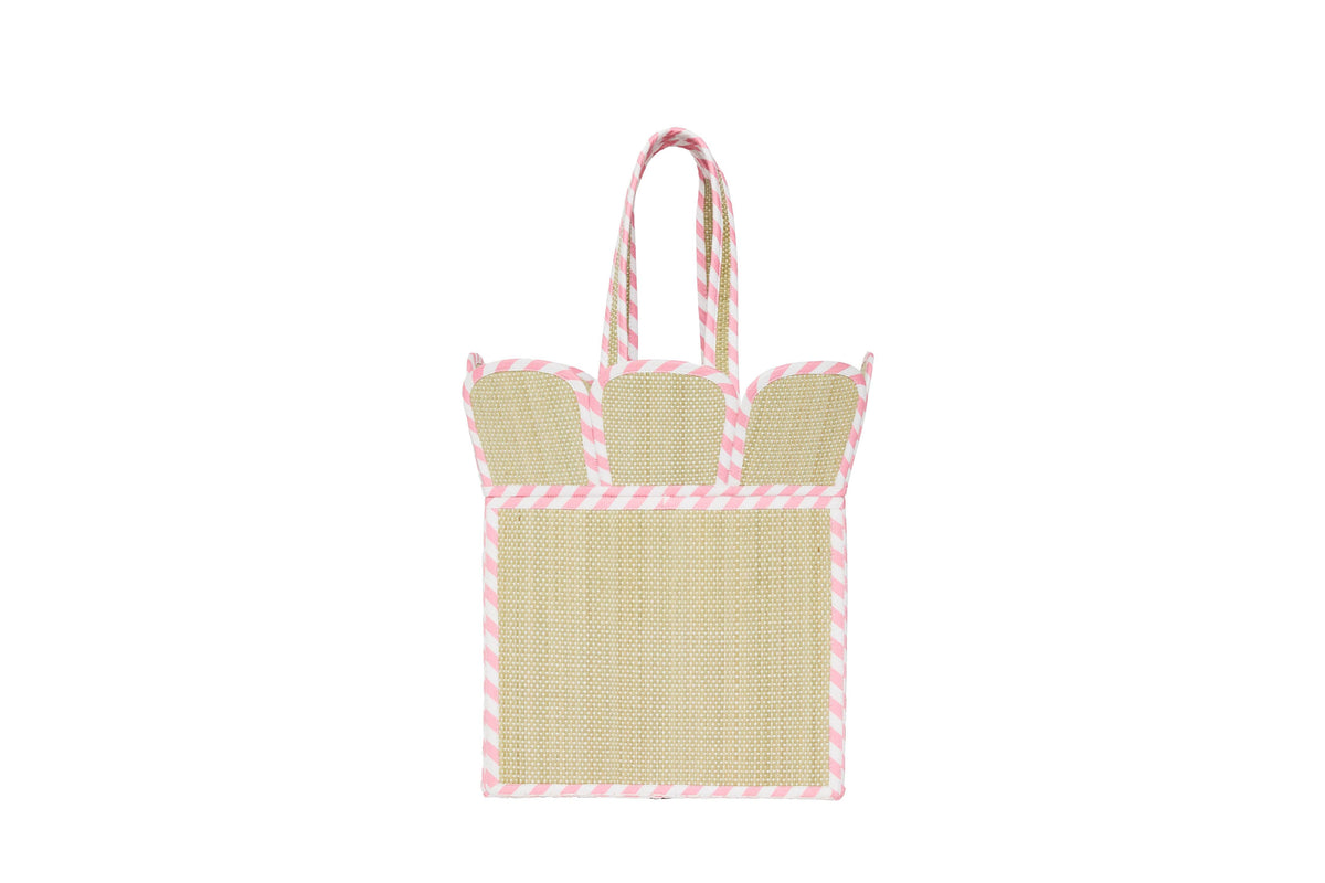 Summer Voyage Midi Scallop Tote: Summer Voyage / One Size
