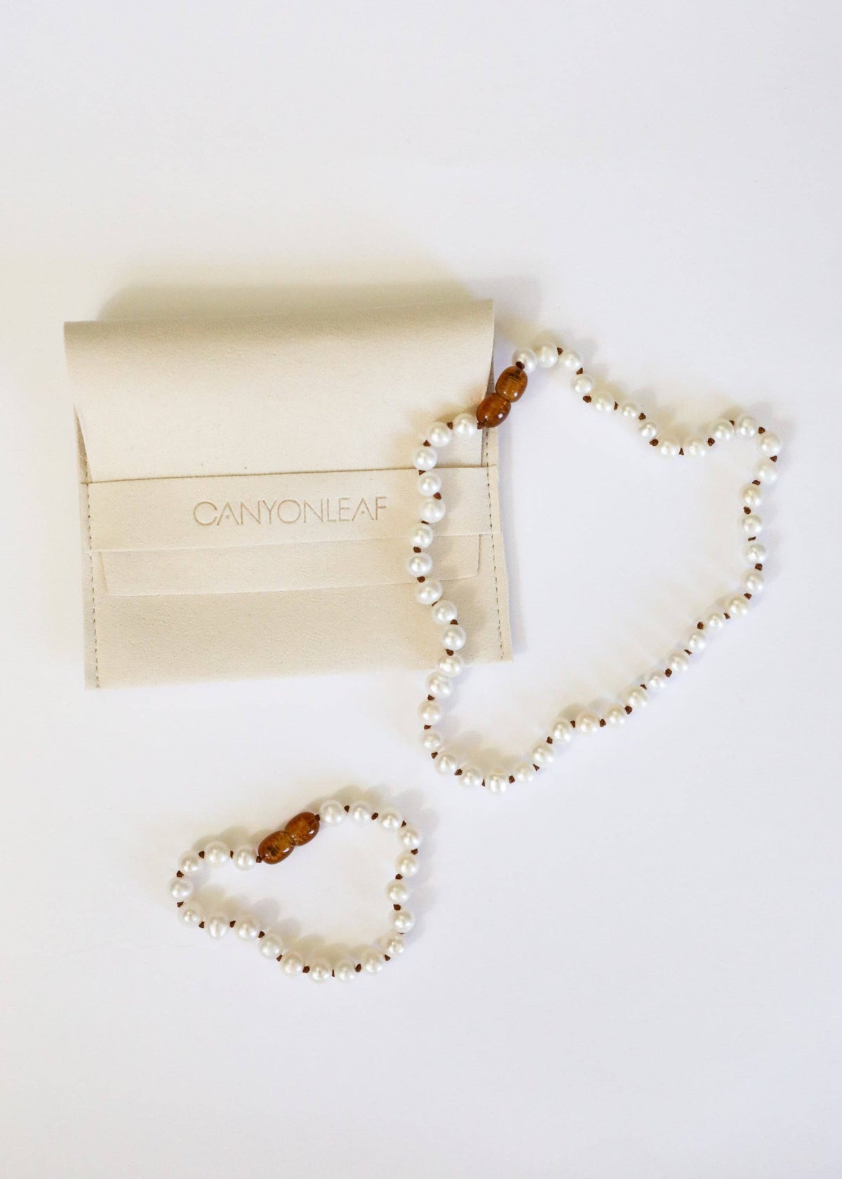 Pure Gemstone + Pearl || Anklet or Bracelet: 5"