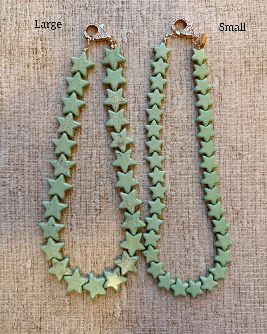 Green Sea Star Necklace - Large