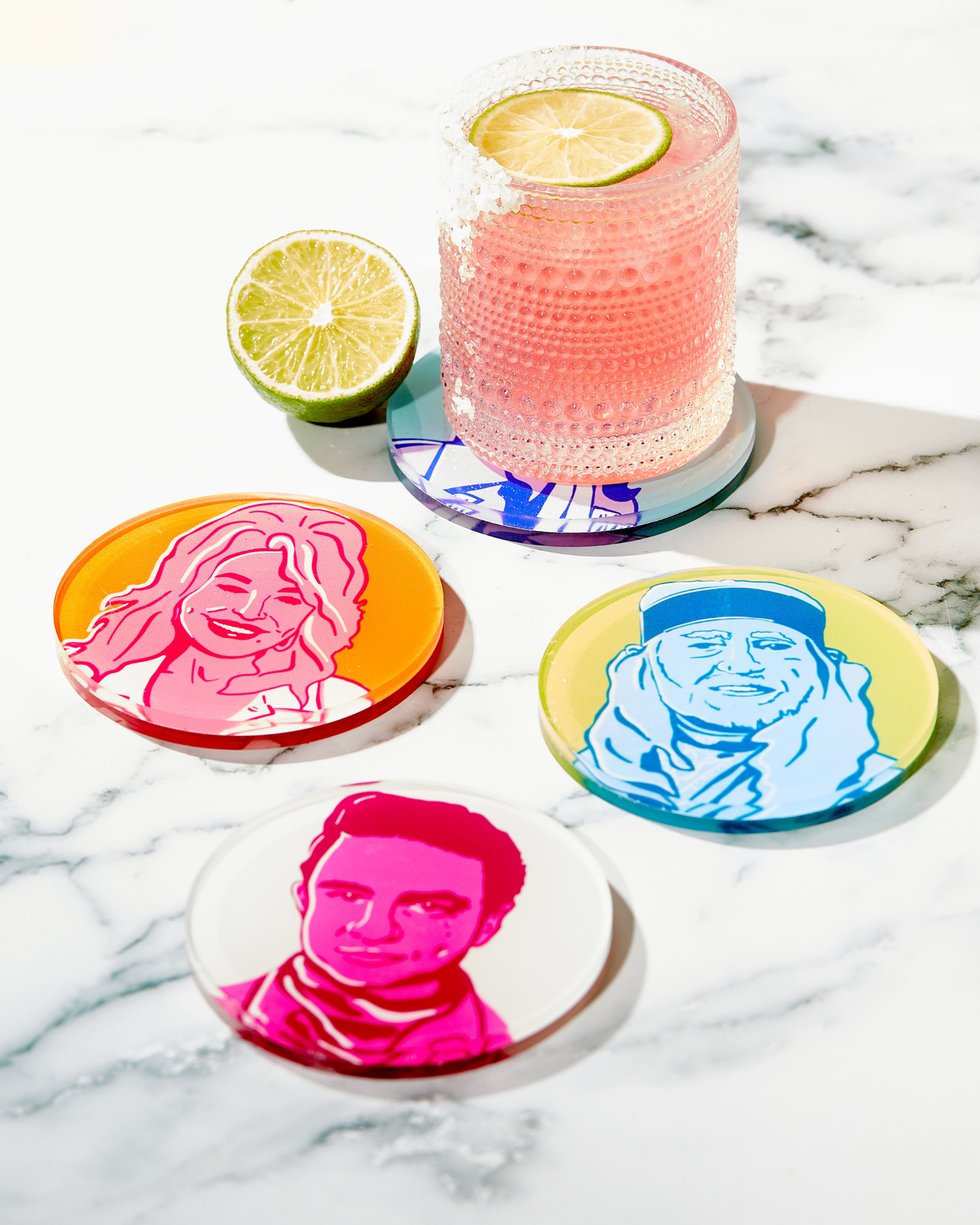 Country Legends Coasters Set of 4