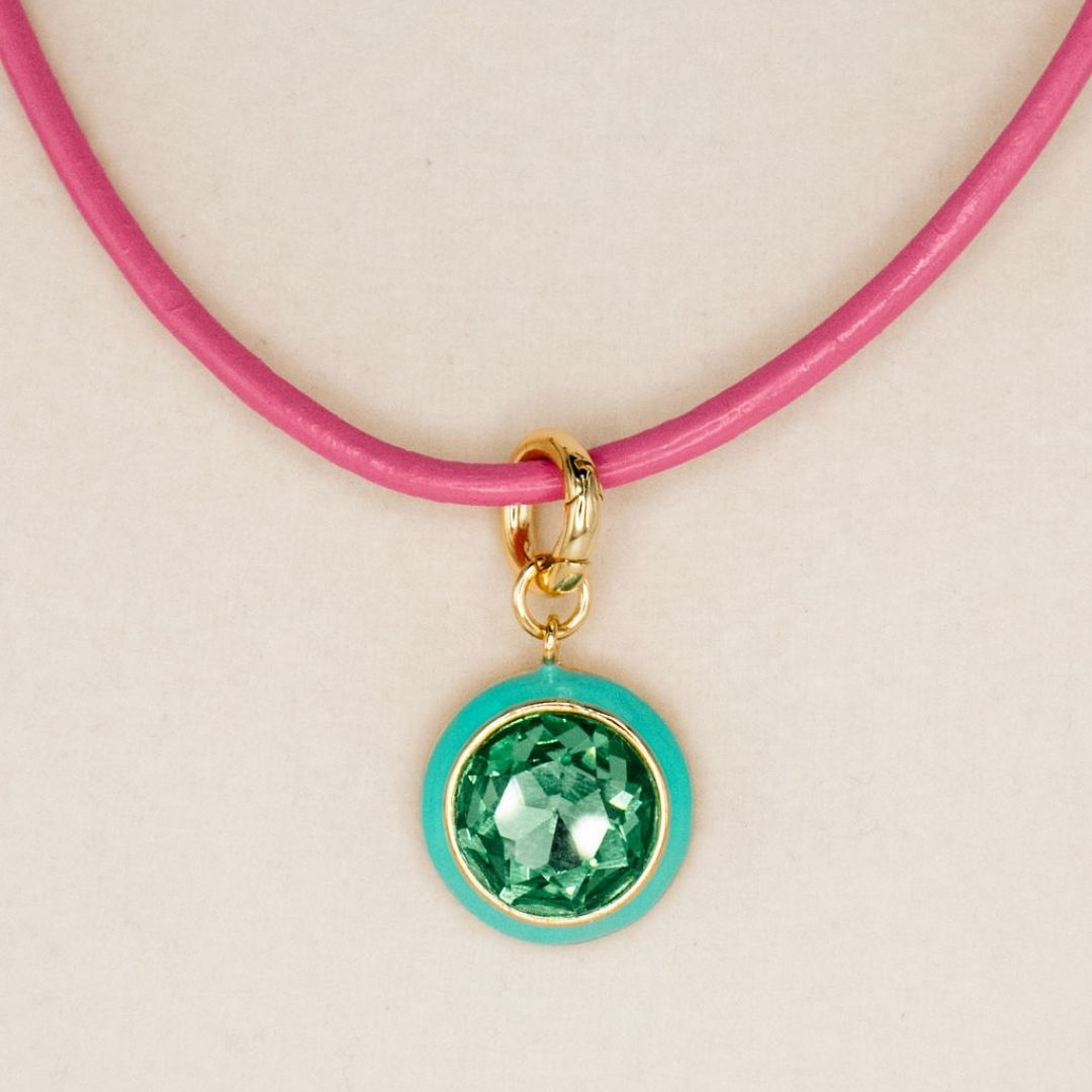Luna Turquoise Pendant Powder Blue Necklace