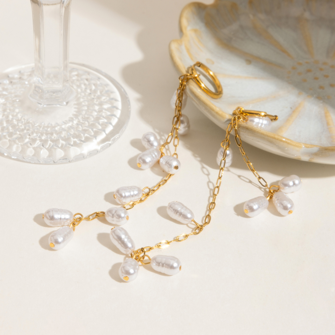 Winslet Pearl Drop Earrings