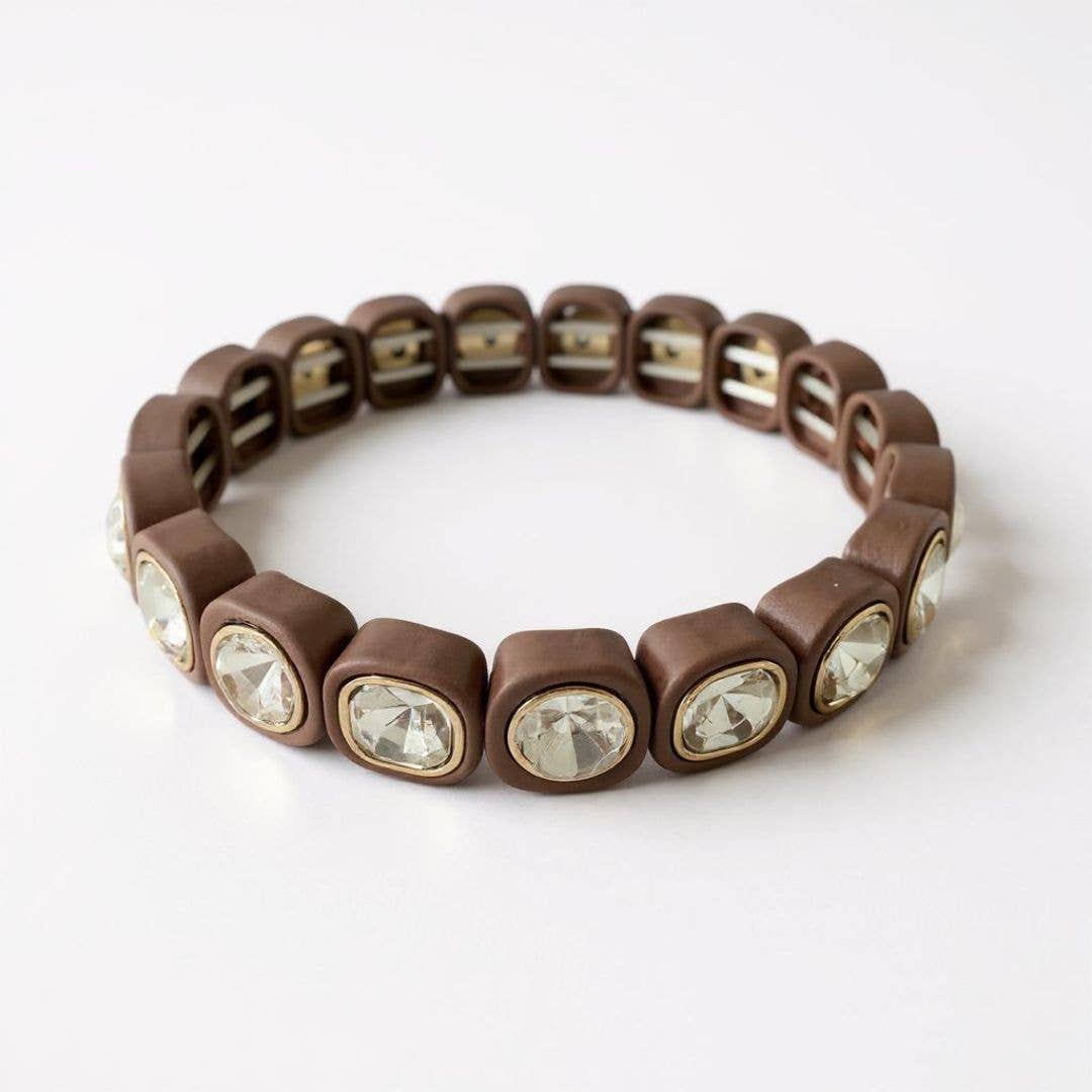 Jelly Pop Bracelet - Mocha