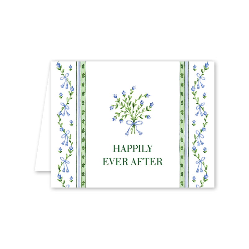 Broderie Bleue Wedding Card