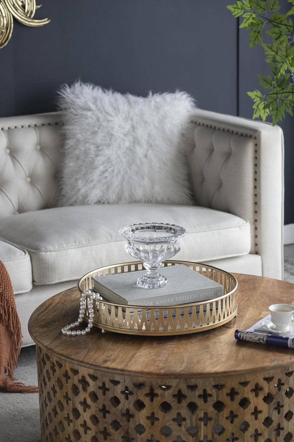 Omari Crystal Display Bowl