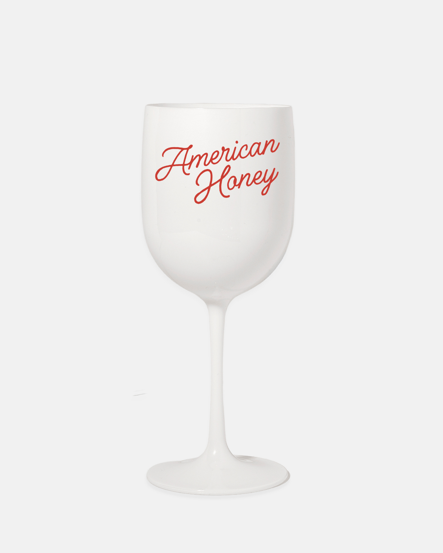 American Honey Wine Glass: Red