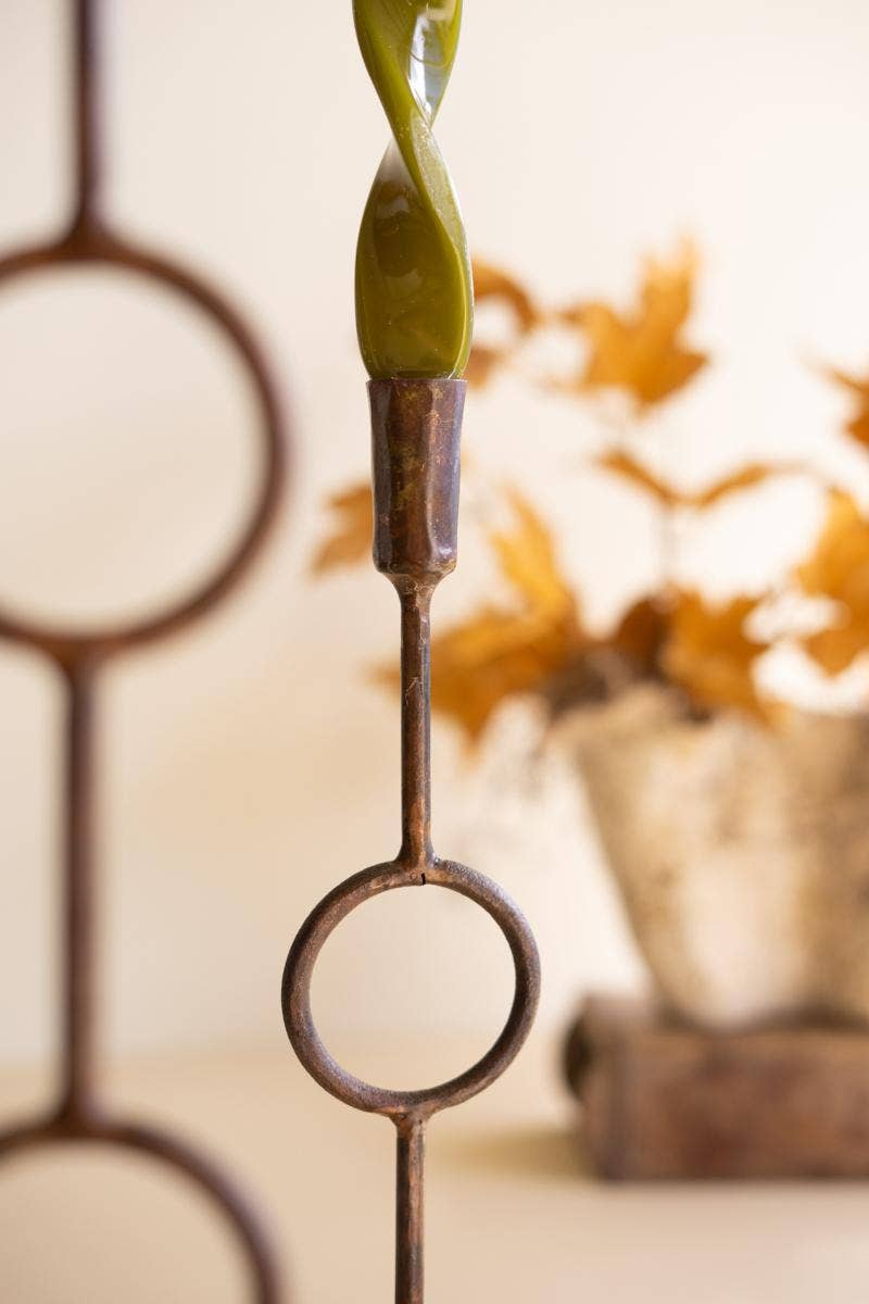 Rustic Ring Candle sticks - Set of 3