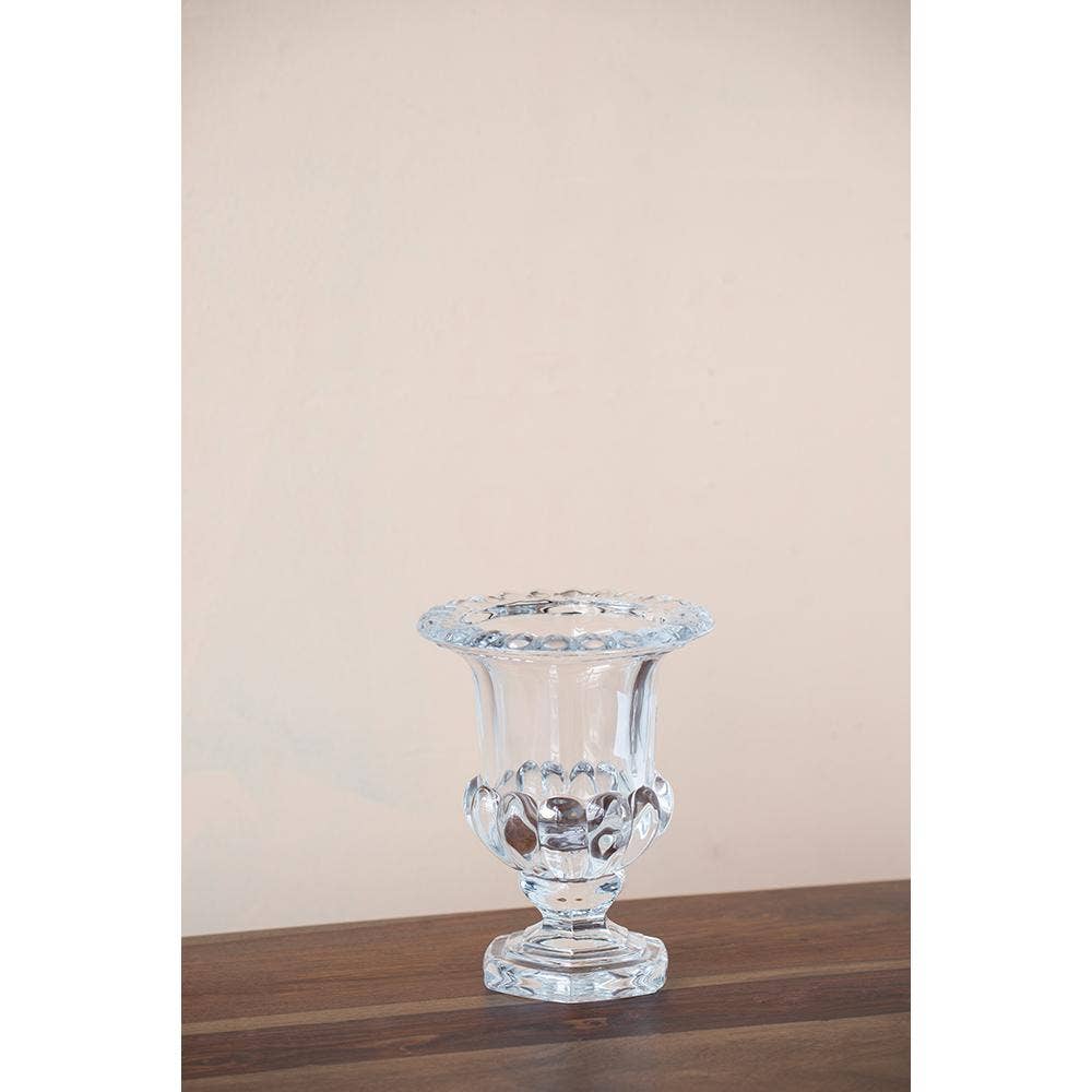 Crystal Elegance Glass Vase