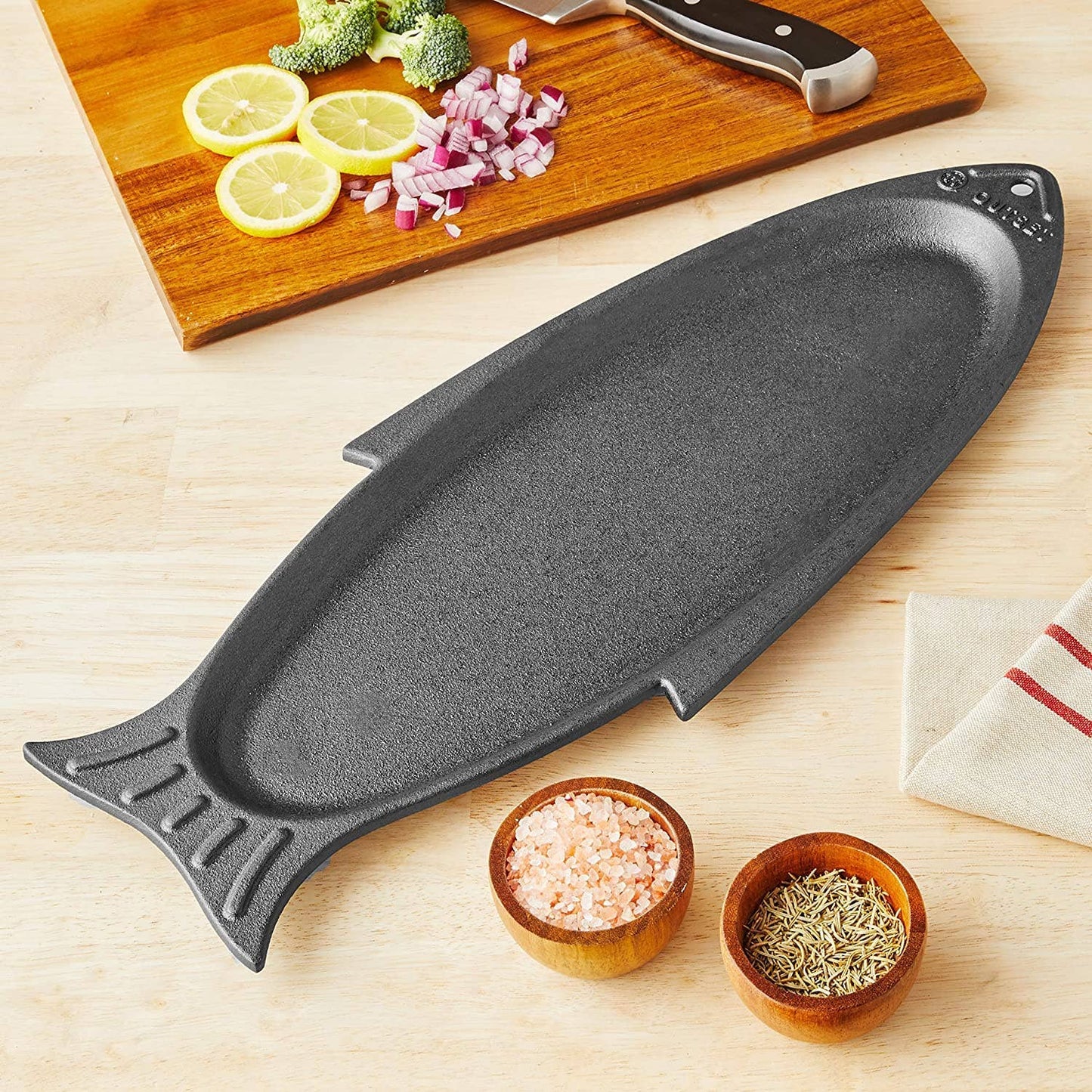 Cast Iron Fish Griling Pan