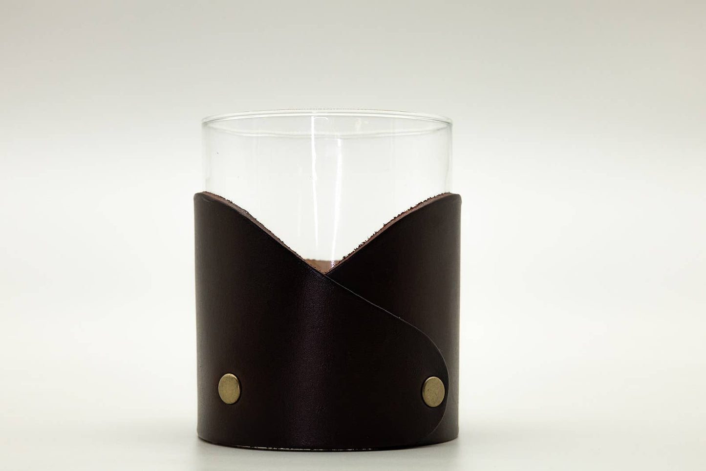 Duck Leather Rocks Glass