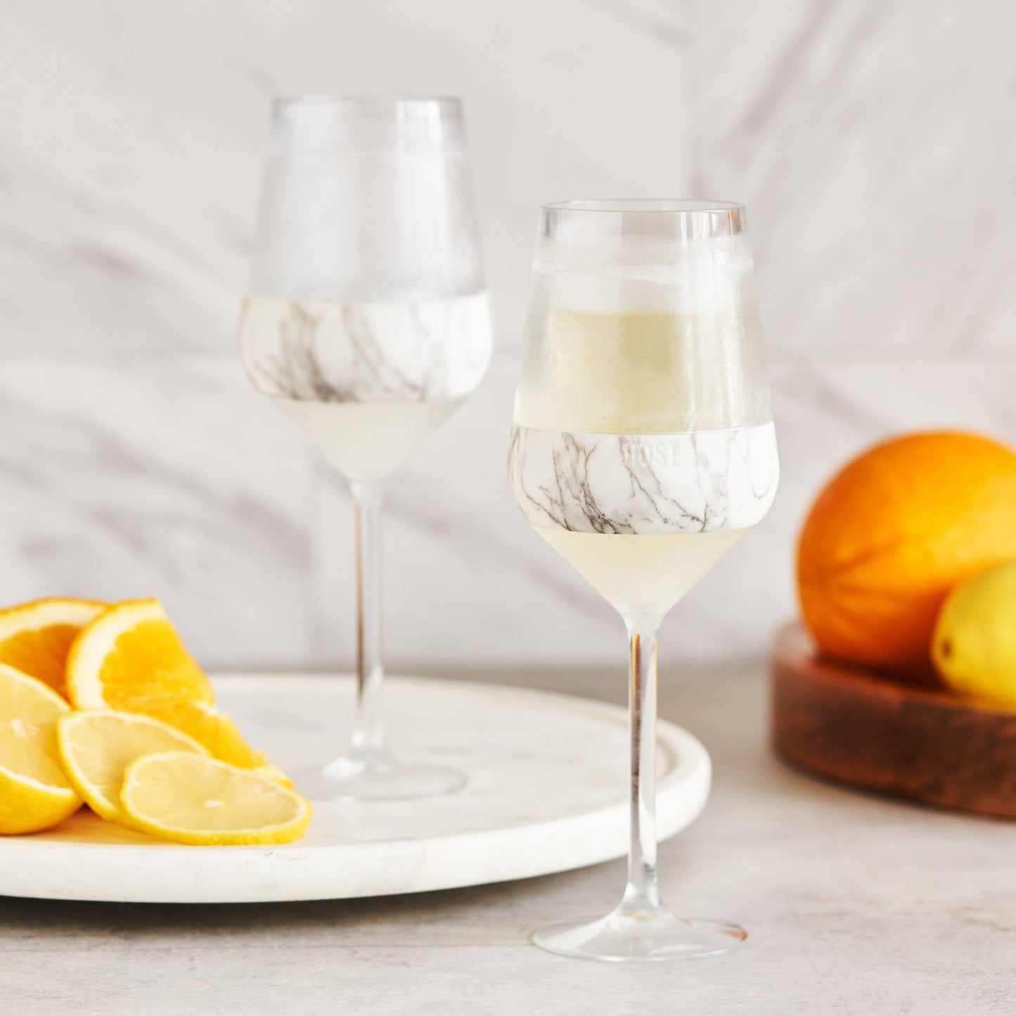 Wine Stemmed Cooling Cups - Set of 2