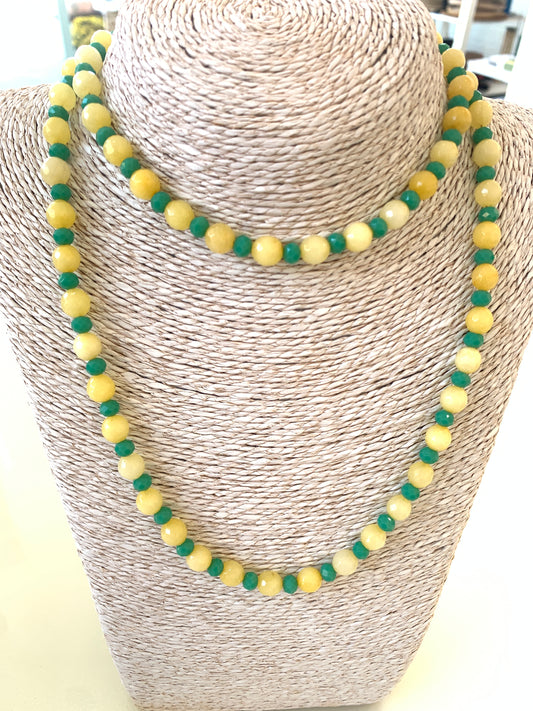 Yellow and Green Long Calypso