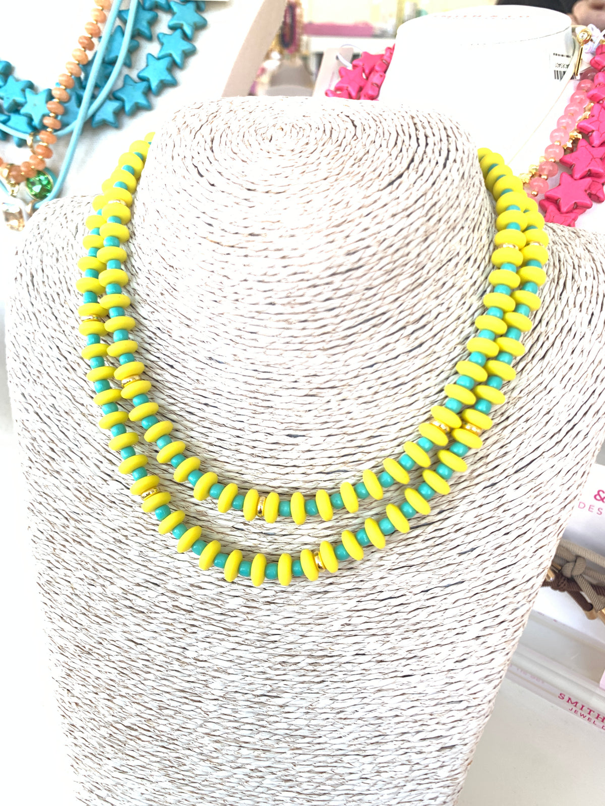 Yellow Calypso Necklace